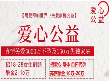 涡阳捐卵助孕生子 爱心志愿者招募